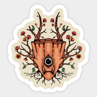 tree monsters Sticker